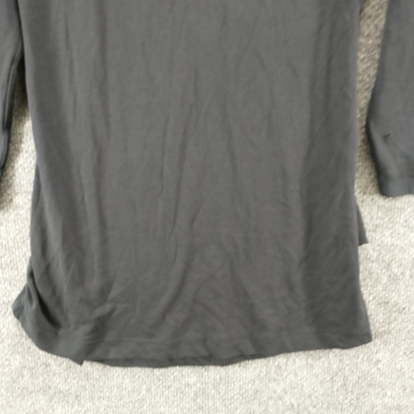 Gabrielle Rohde Royce Women's Verizon Faux Wrap Blouse Black Small 3/4 Sleeve - Picture 9 of 14